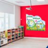 Стенд «Куточок природи» з метеликами