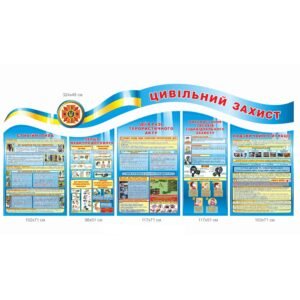 Комплект стендів з цивільного захисту