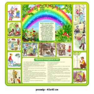 Стенд «Правила поведінки в лісі»