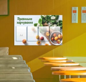 Стенд «Правильне харчування»