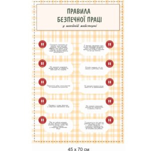 Стенд «Правила безпечної праці»