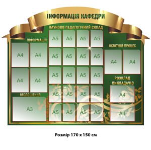 Стенд «Інформація кафедри»