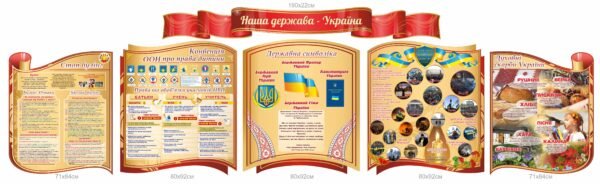 Стенд «Наша держава – Україна» для оформлення школи