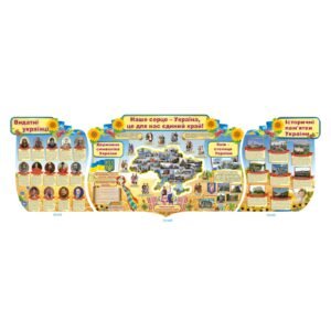 Комплект стендів «Наше серце Україна»