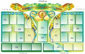 Комплект стендів «Фізкультура – це здоров’я та успіх»