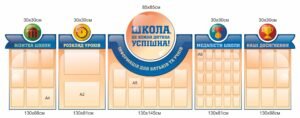 Комплект стендів для оформлення фойє