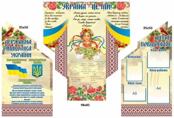 Патріотичний комплект стендів “Країна – Україна”