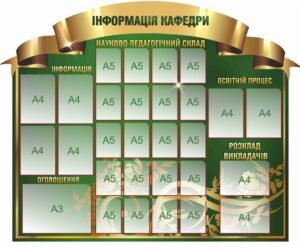 Інформаційно-презентаційний стенд для кафедри