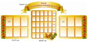 Комплект стендів «Наш територіальний центр»