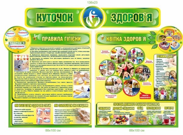 Комплект стендів Куточок здоров’я