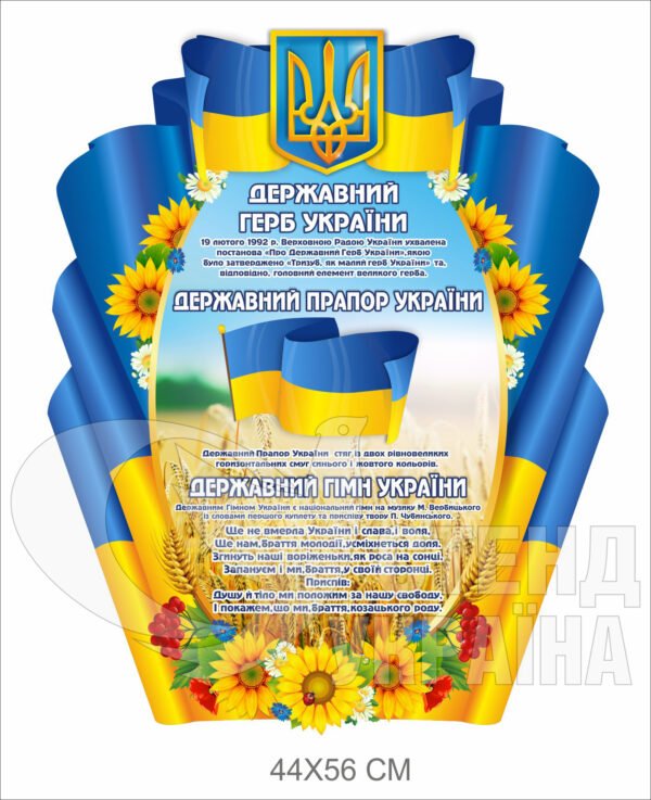 Державні символи України стенд
