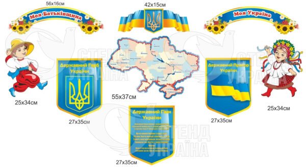 «Моя Батьківщина – моя Україна» комплект стендів