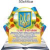 Стенд «Державний гімн та герб України»