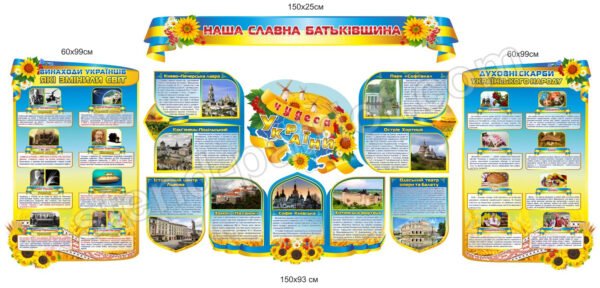 Комплект стендів Наша славна батьківщина