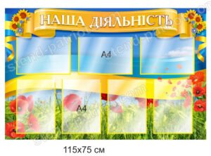 Інформаційний стенд “Наша діяльність”