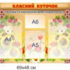 Стенд Класний куточок у формі свитку