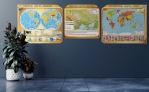 Комплект мап для кабінету географії