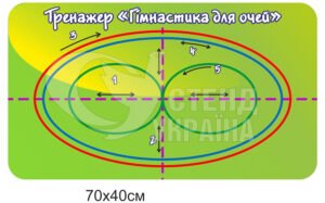 Стенд «Гімнастика для очей»