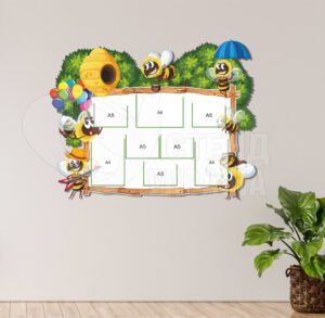 Інформаційний стенд з бджілками