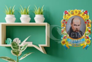 Портрет Т.Г. Шевченка на пластику