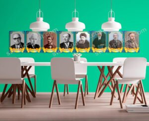 Комплект портретів українських географів