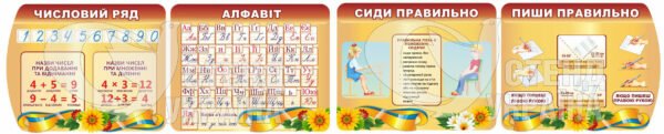 Комплект стендів для дітей у клас