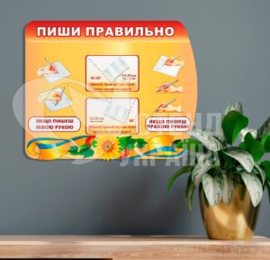 Стенд «Пиши правильно»