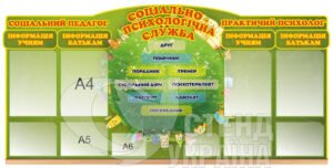 Стенд для соціального педагога та практичного психолога
