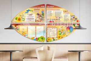 Комплект стендів для оформлення кабінету молодших класів