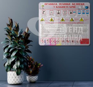 Правила техніки безпеки у кабінеті хімії