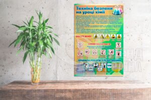 Стенд «Техніка безпеки на уроці хімії»