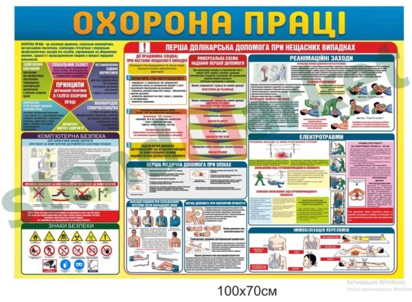 Стенд “Охорона праці” на підприємстві