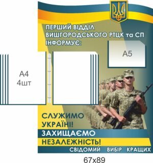 Стенд “Відділ ТЦК інформує”