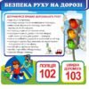 Дитячий стенд “Безпека руху на дорозі”