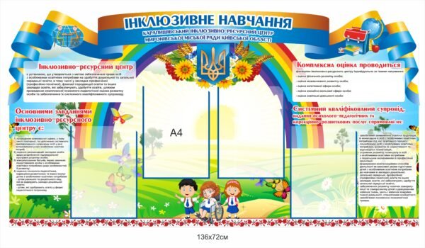 Стенд “Інклюзивне навчання”