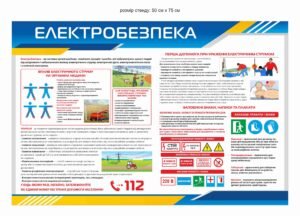 Стенд “Електробезпека”