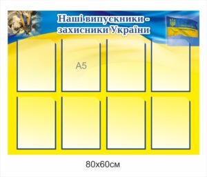 Стенд “Наші випускники – захисники України”