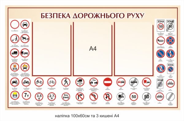 Стенд “Безпека дорожнього руху”
