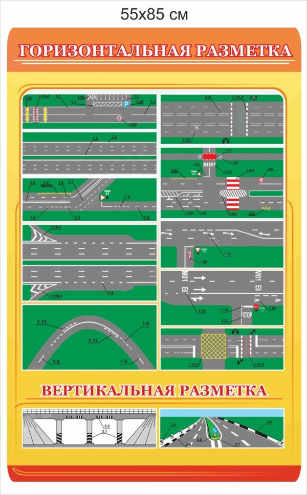Стенд “Горизонтальна розмітка”