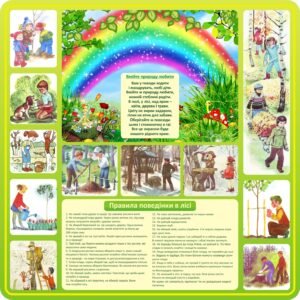 Стенд “Правила поведінки в лісі”