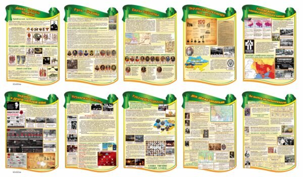 Комплект стендів з історії України