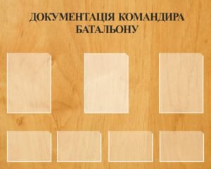 Стенд “Документація командиру”