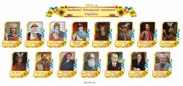 Стенд “Видатні історичні постаті України”