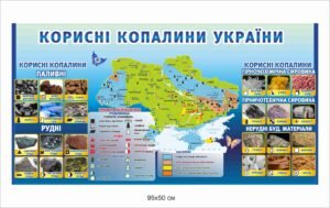 Стенд “Карта корисних копалин України”