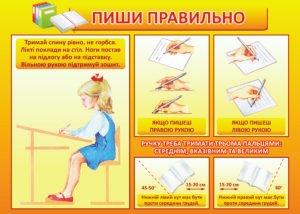 Стенд “Пиши правильно”