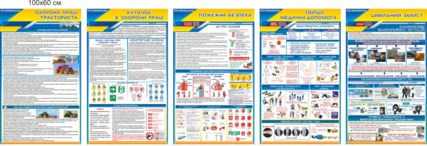Комплект стендів з охорони праці та безпеки