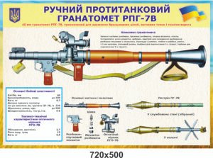 Стенд “Ручний протитанковий гранатомет РПГ-7В”