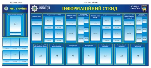 Стенд для національної поліції України