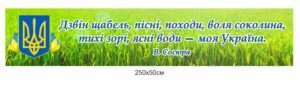 Банер з висловом В. Сосюри