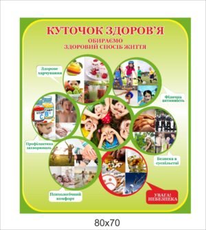 Стенд “обираємо здоровий спосіб життя”
